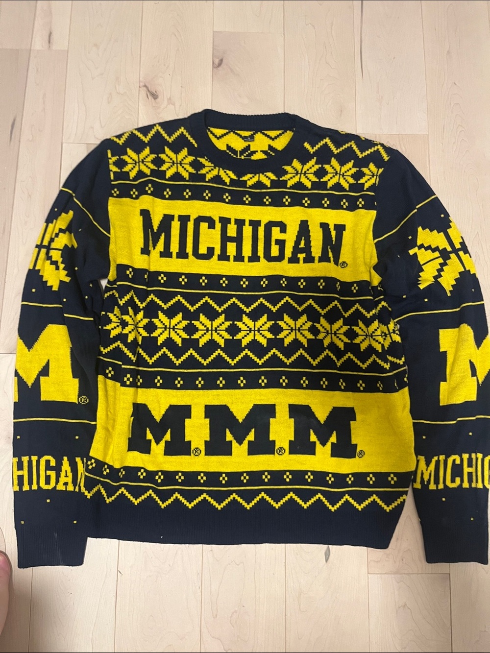 Michigan Ugly Christmas Sweater Size XL